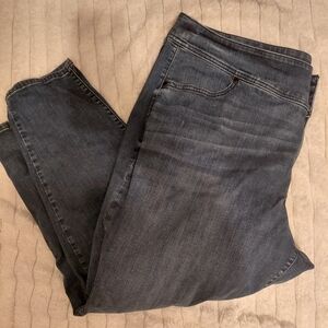Lane Bryant Plus Size Skinny Jeans Triple Button
